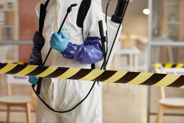 Professional Biohazard Cleanup technician working in Palisades, WA